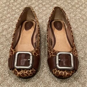 NWOB Fossil Maddox Calf Hair Flats
